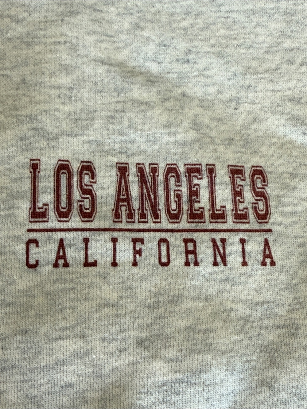 Los Angeles Graphic Crewneck Sweatshirt - Light Heather Gray